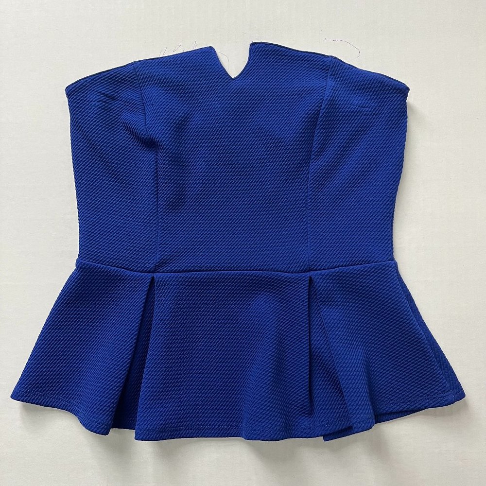 Soprano Peplum Tube Top, Medium